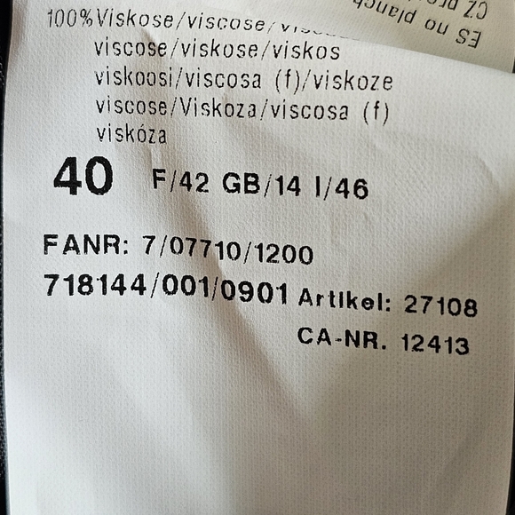 BASLER Metallic Ruffle Peplum Blazer Jacket - Picture 13 of 14